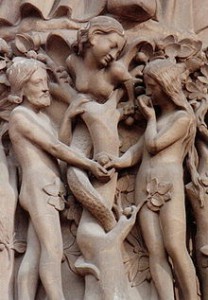 Lilith-Tempting-Eve-on-the-Facade-of-Notre-Dame